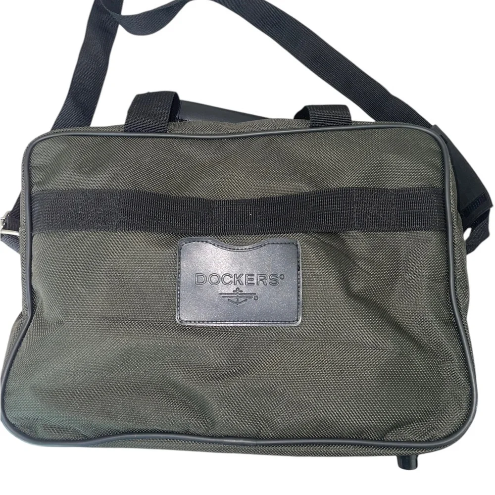 Dockers Carryon Green Adjustable Strap Bag